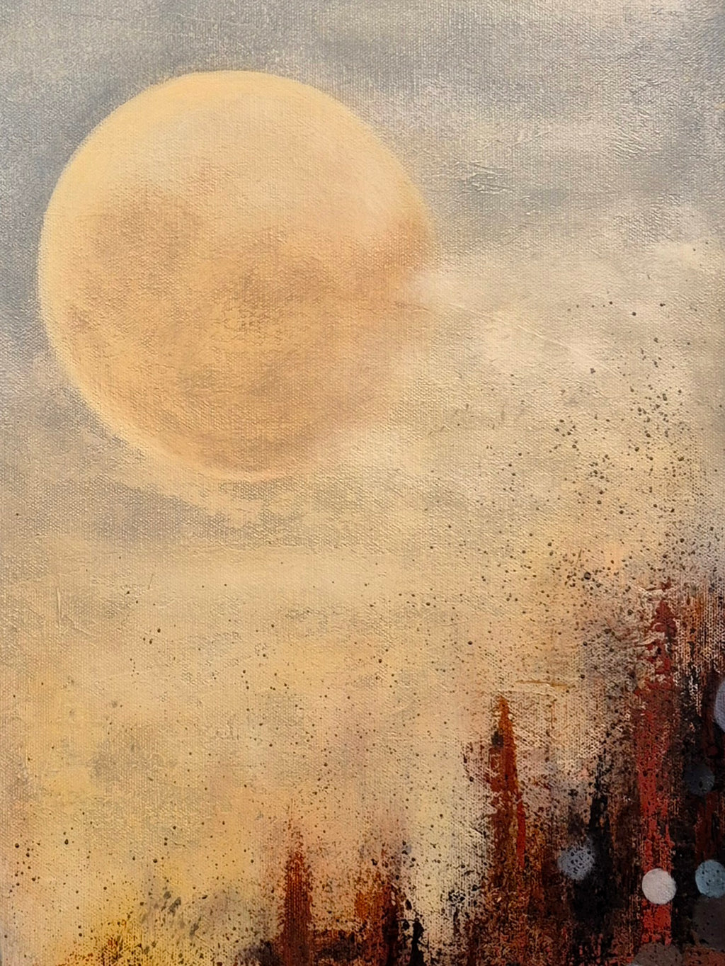  "Detail shot — Moonlight Reflections 2026 canvas print, gicléetryck på canvas av Annikaprana"