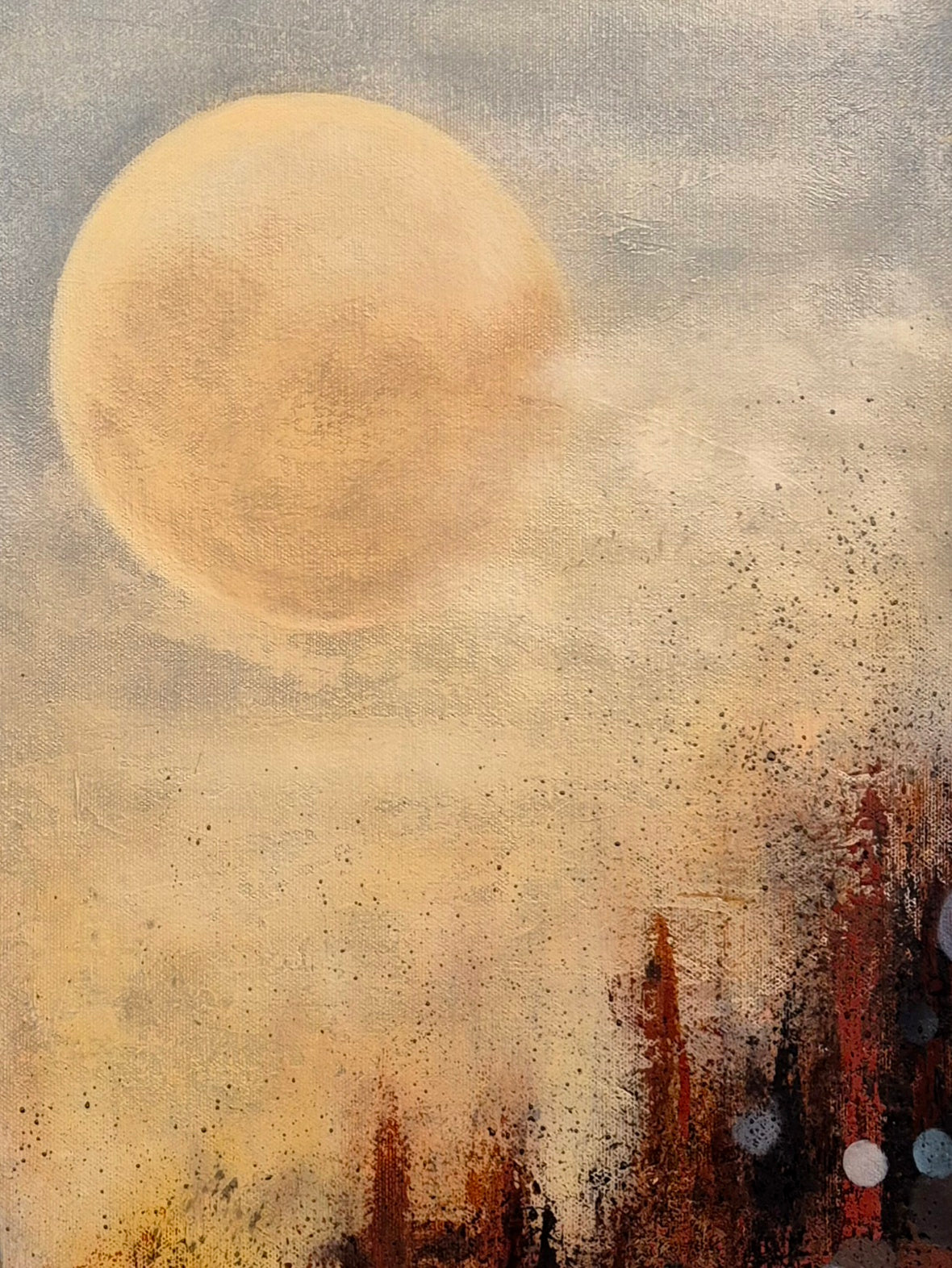  "Detail shot — Moonlight Reflections 2026 canvas print, gicléetryck på canvas av Annikaprana"