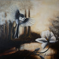 "Sunshine After Rain — original oil painting 60×60 cm by Swedish artist Annikaprana"