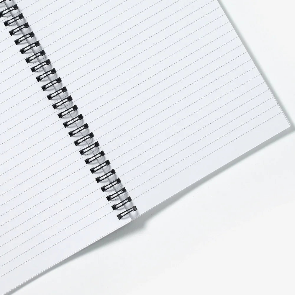 Walking Towards Light — Spiral Notebook
