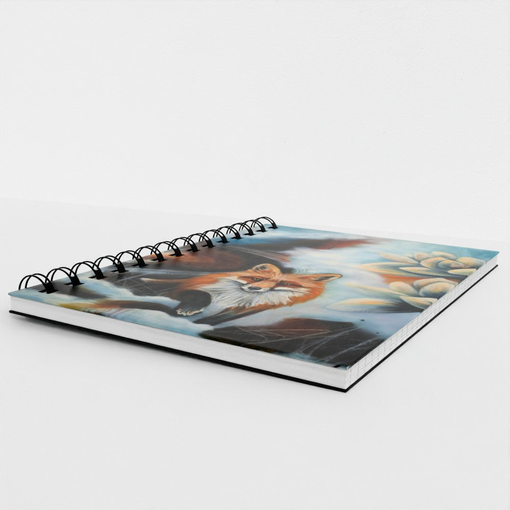 Walking Towards Light — Spiral Notebook