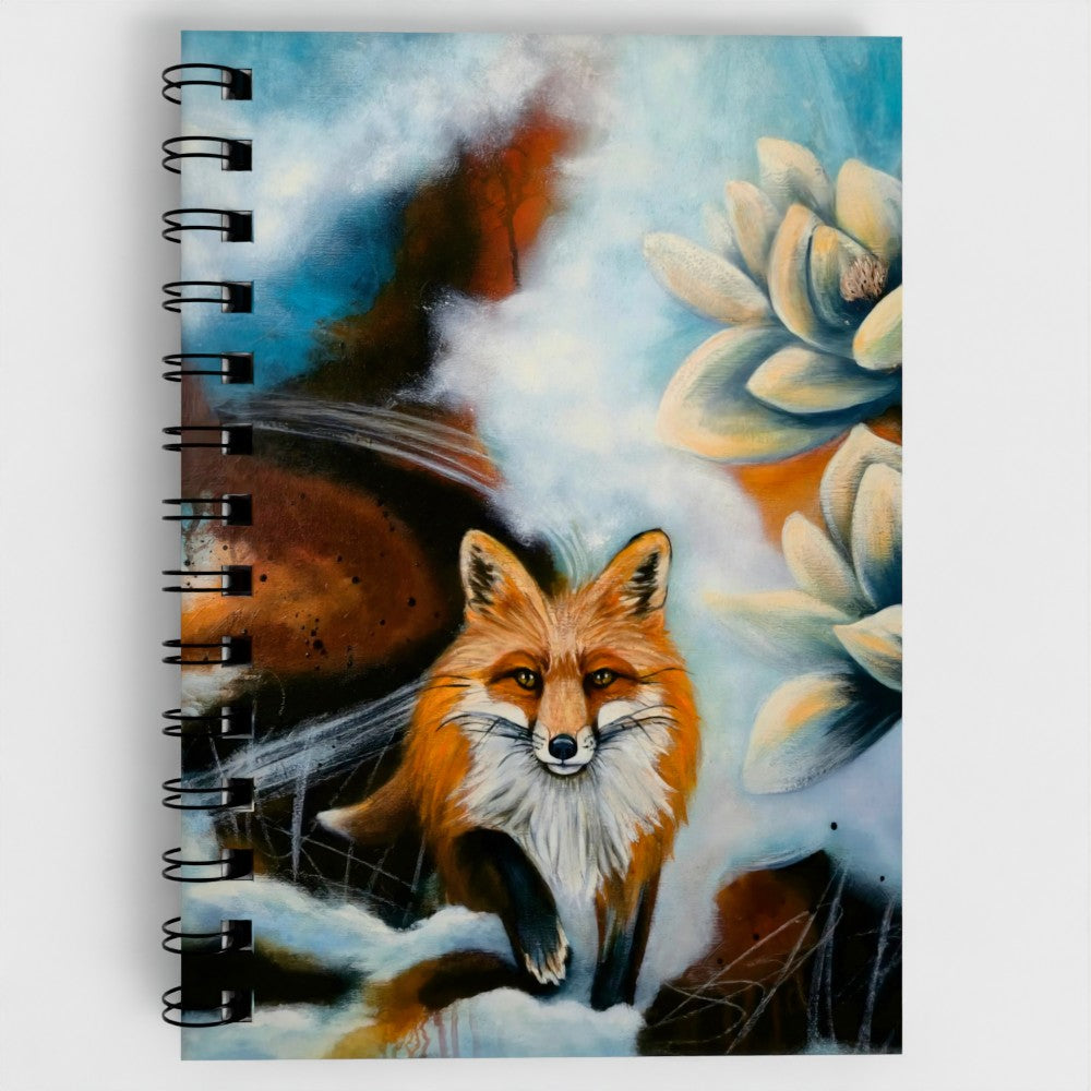 Walking Towards Light — Spiral Notebook