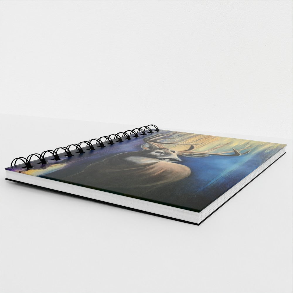 Touched by the Light — Spiral Notebook